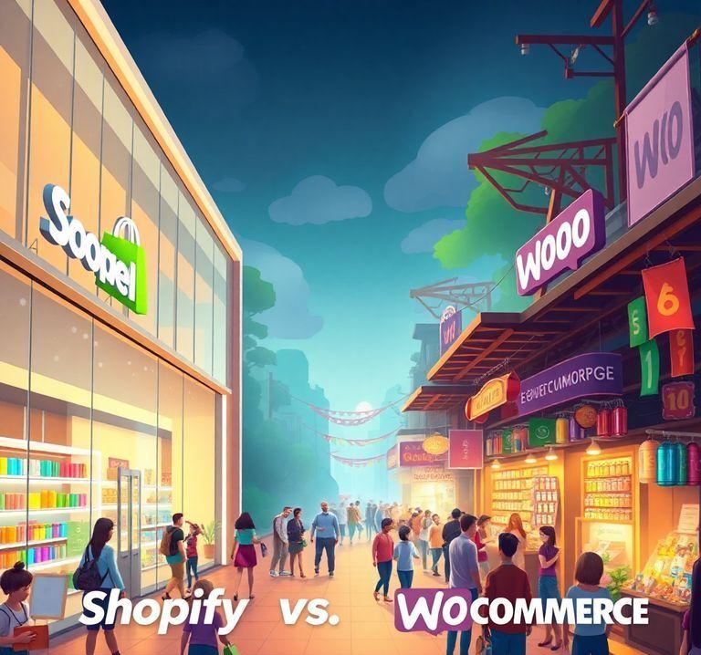 Shopify vs. WooCommerce: Ein Vergleich für E-Commerce-Plattformen